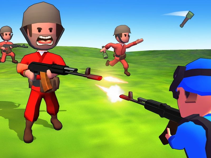 Little Commander Red vs Blue